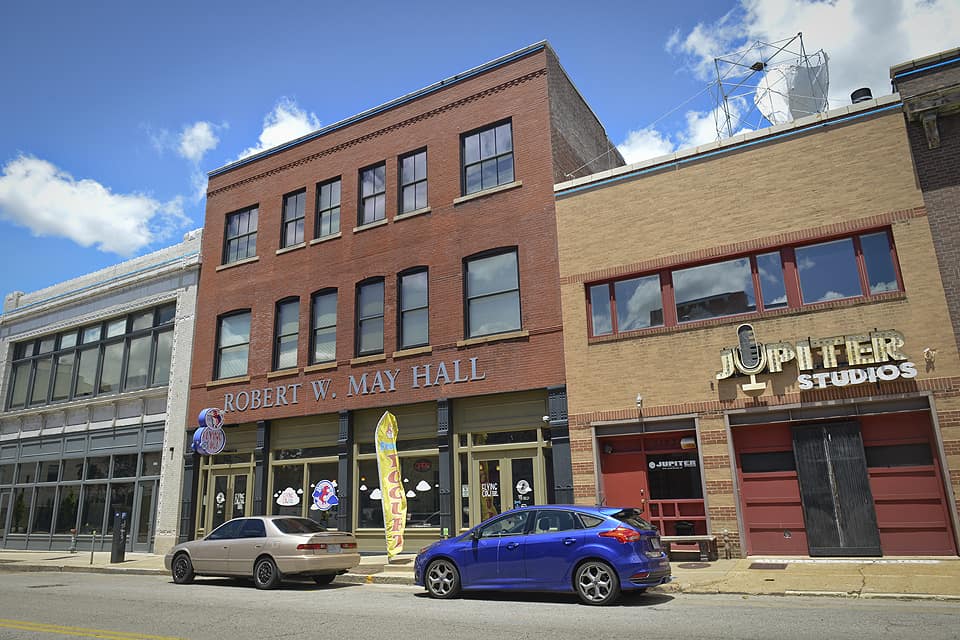 Exterior image of Robert May Lofts. 