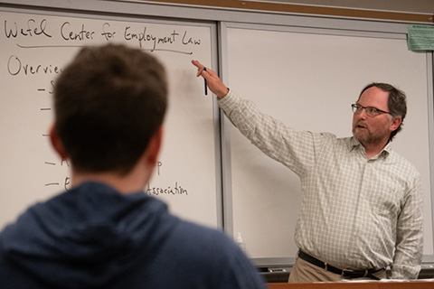 Matt Bodie, co-director of the Wefel Center